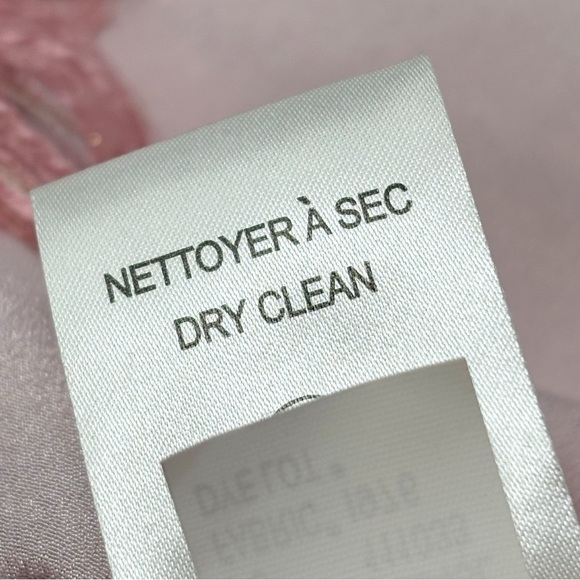 FOREST LILY Women’s Pink Short Sleeve Tweed Dress Fringe Hem Lined Lurex Size 4 - Picture 9 of 10